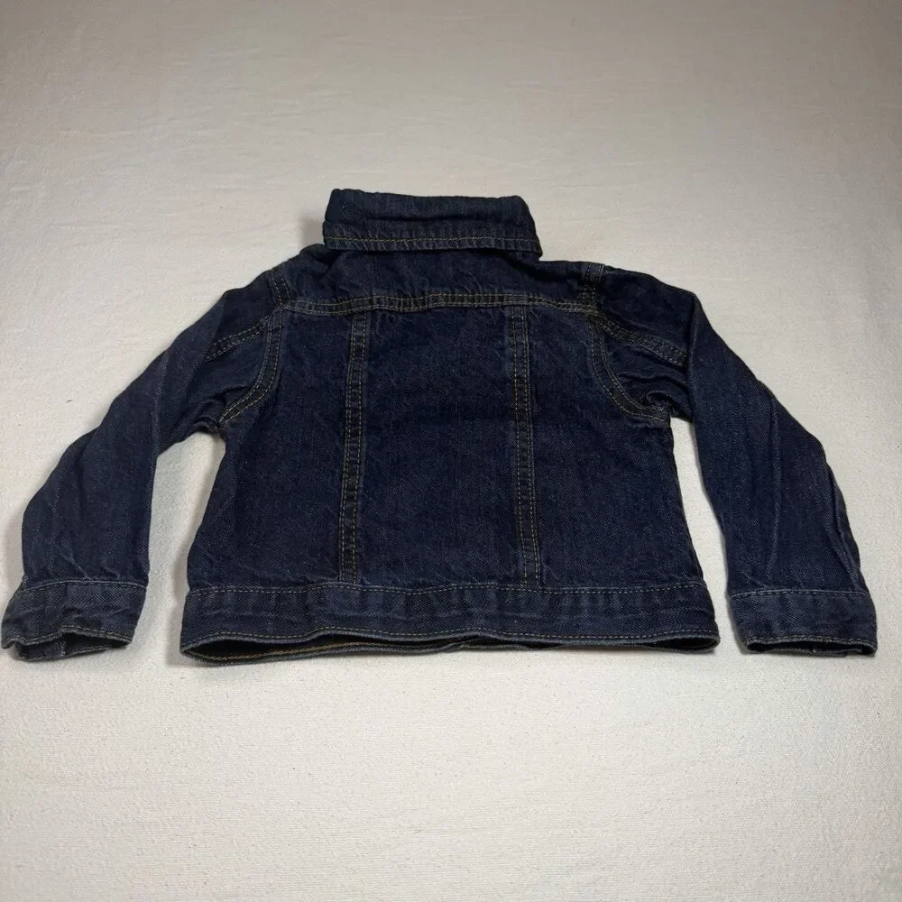 Wrangler Blue Denim Jean Jacket w/Snaps Buttons Size 2-3T  Casual